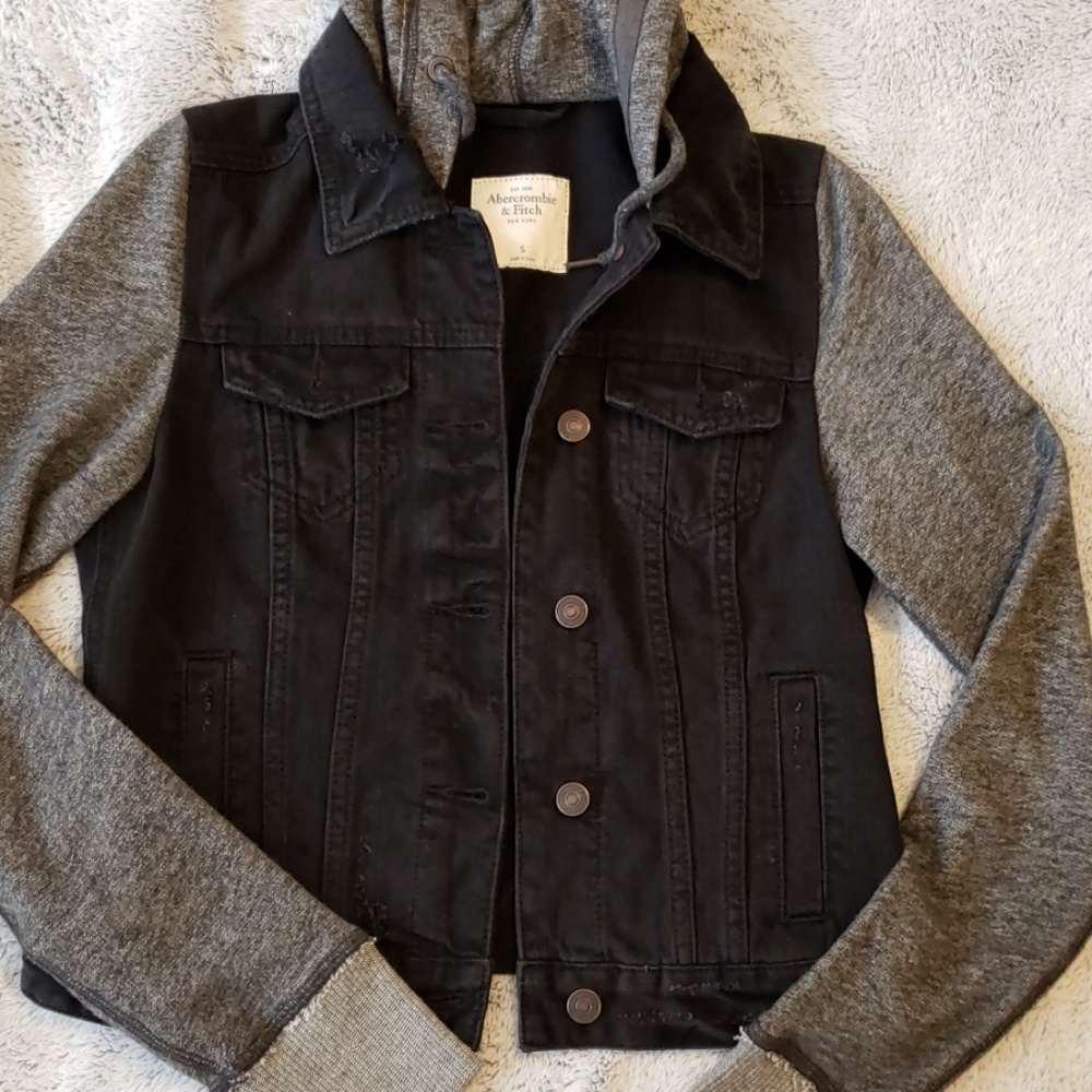 A&F Dark Jean jacket